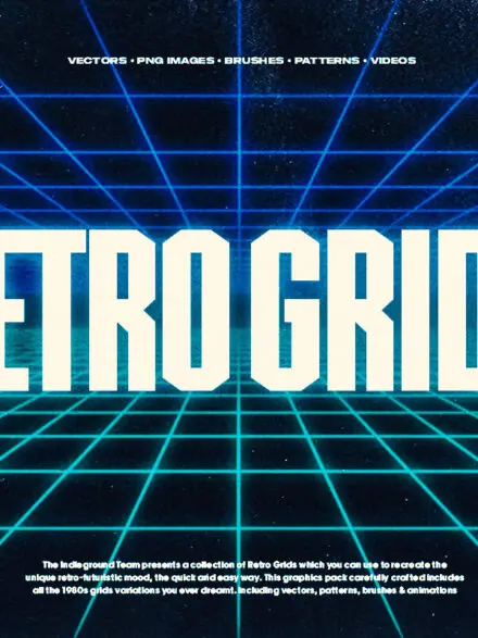 Retro Grids Graphics - Image 1