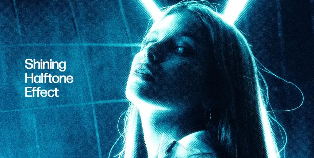 Shining Halftone Effect Graphics - Image 2