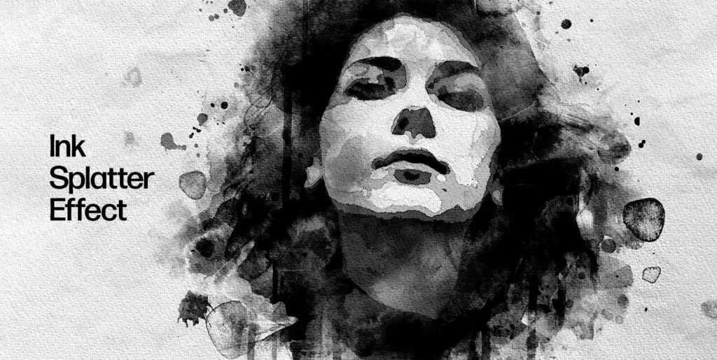 Ink Splatter Photo Effect Graphics - Image 2