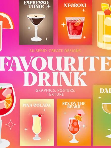 Favourite Drink Art Set Graphics - Image 2