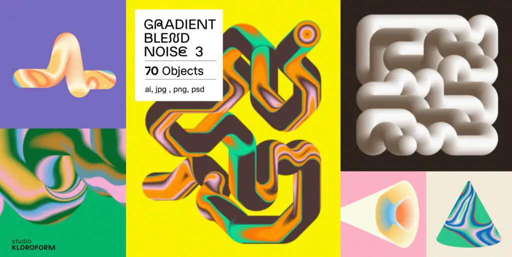 Gradient Blend Noise 3 Graphics - Image 1