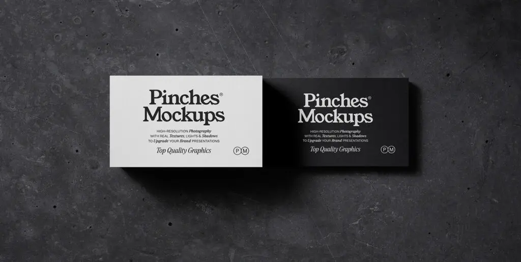PM_BC 06 – Business Card Mockup Graphics - Image 1