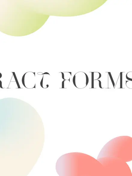 Pastel Abstract Forms 3D Gradient Shapes Graphics - Image 7