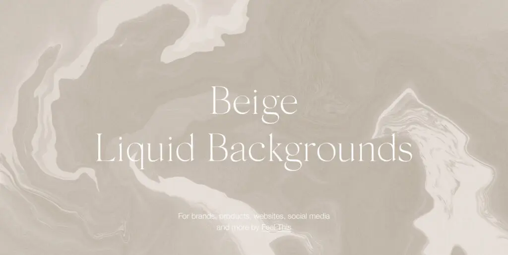 Beige Liquid Marble Backgrounds Graphics - Image 2
