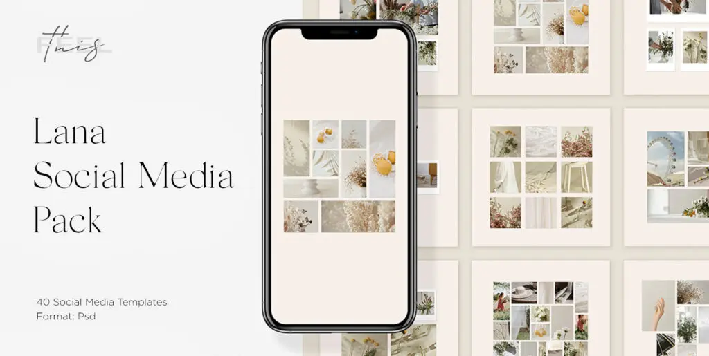 Lana Social Media Pack Graphics - Image 1