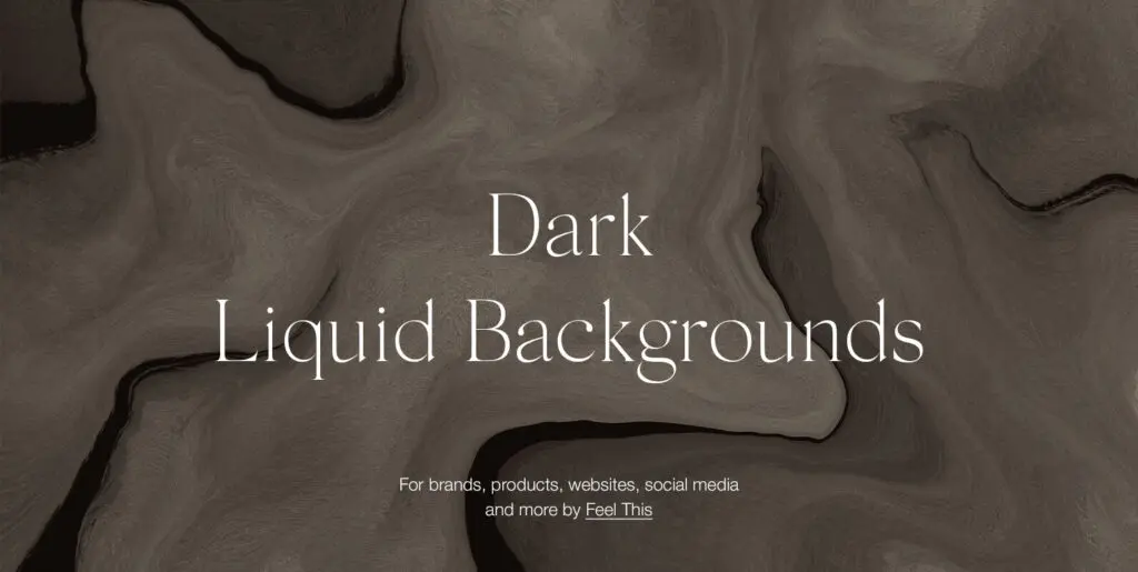 Dark Liquid Marble Backgrounds Graphics - Image 1