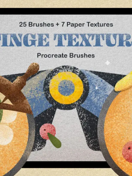 Tinge Texture Procreate Brushes Graphics - Image 5