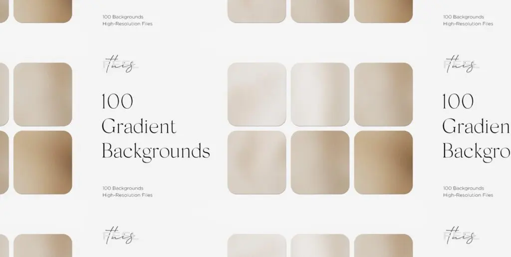 100 Beige Gradient Backgrounds Textures Graphics - Image 1