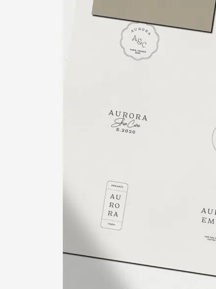 Aurora Minimal Logo Kit Graphics - Image 12