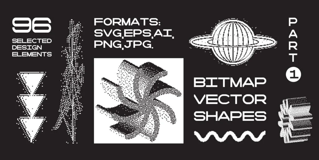 Bitmap Vector Shapes Part 1 Graphics - Image 2