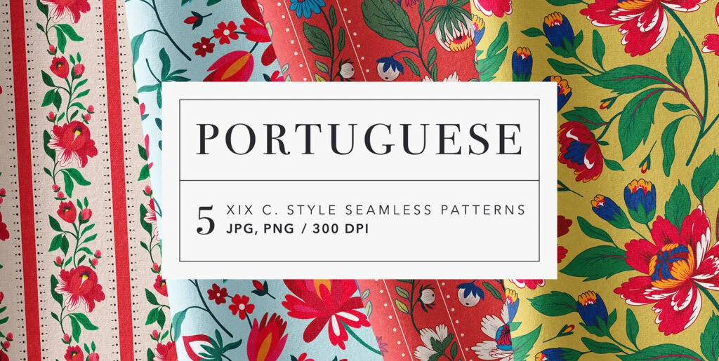 Portuguese Traditional Patterns Set Graphics - Image 2