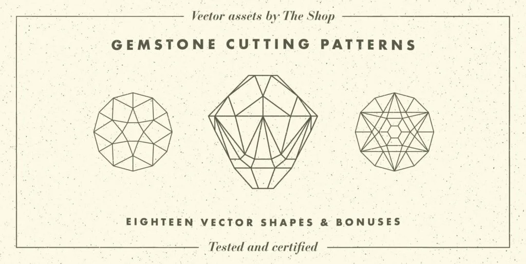 Gemstone Cutting Pattern Volume 01 Graphics - Image 1