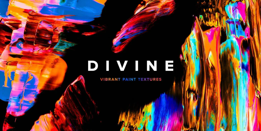 Divine – Vibrant Paint Textures Graphics - Image 2