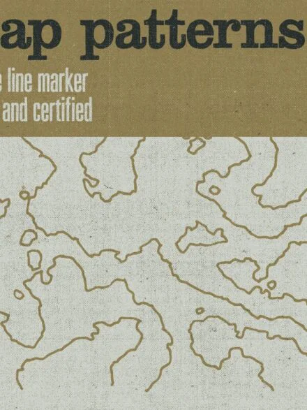 Hand-Drawn Vector Map Patterns Volume 02 Graphics - Image 1