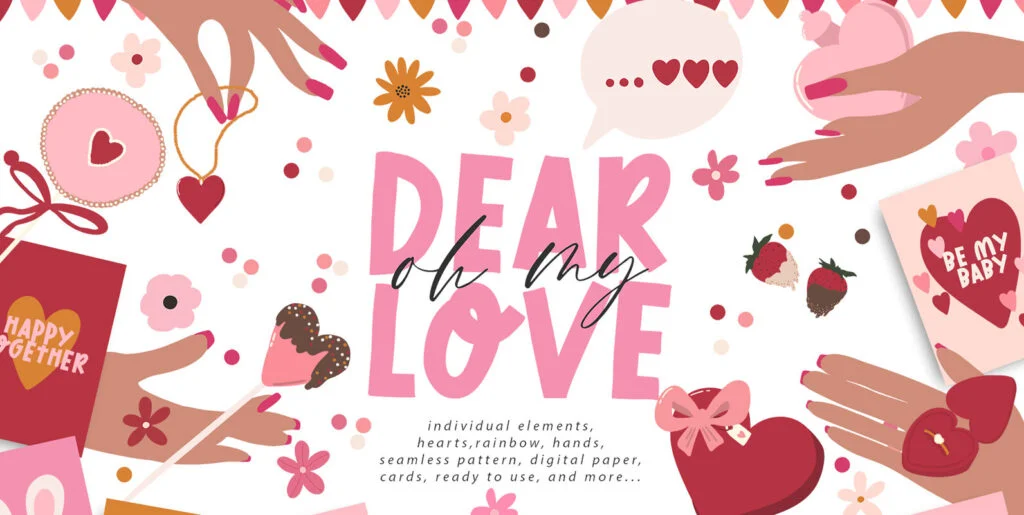 Oh My Dear Love Art Set! Graphics - Image 2