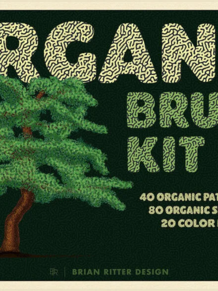 Organic Brush Kit for Procreate Graphics - Image 11