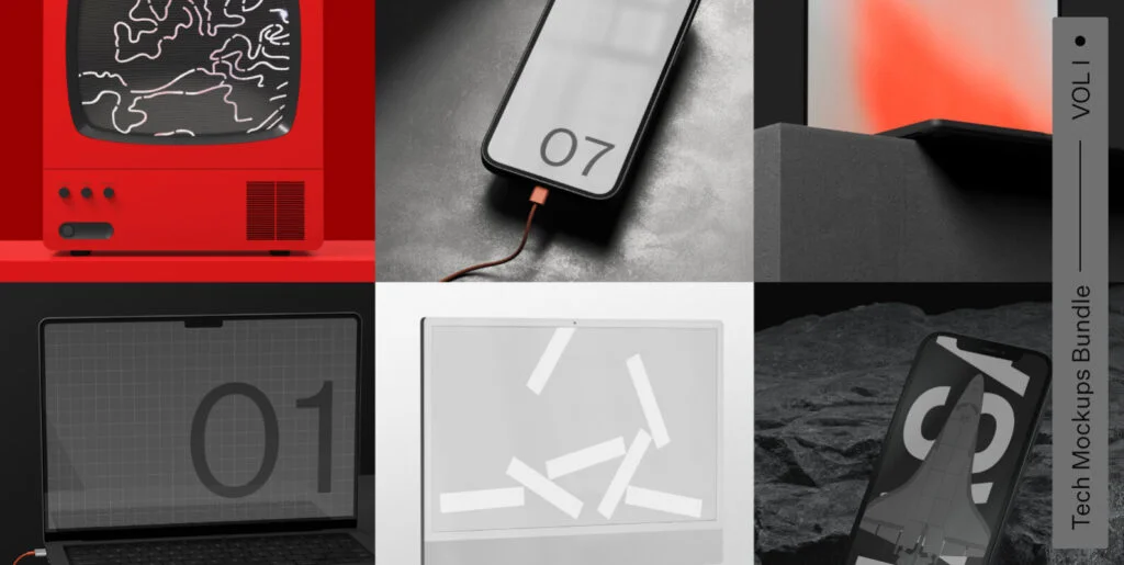Tech Mockup Bundle Volume 1 Graphics - Image 1