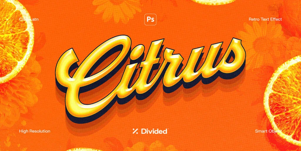 Citrus Retro Text Effect Graphics - Image 2