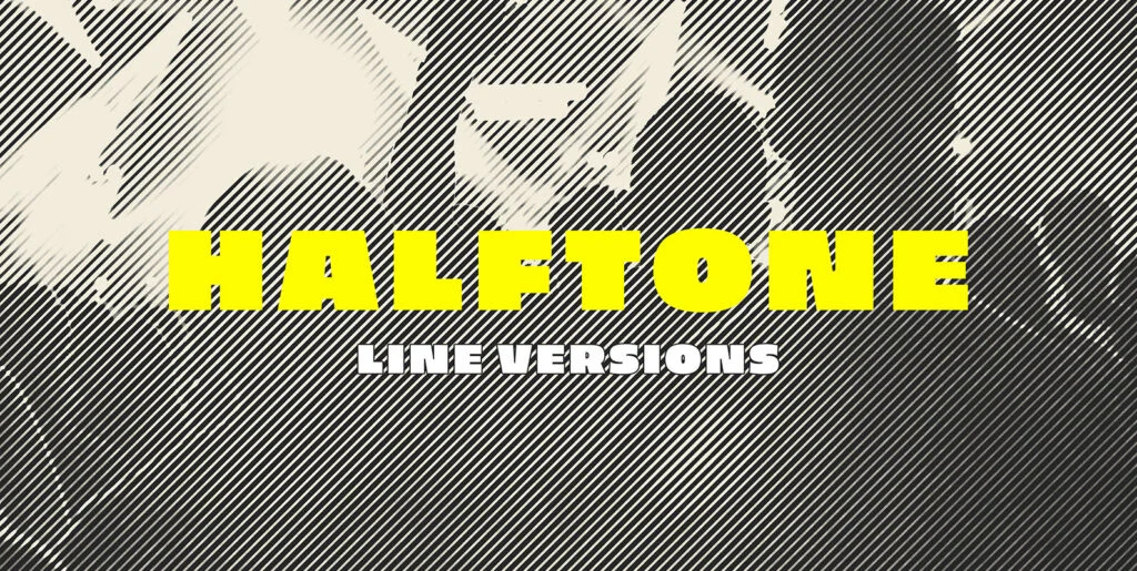 Halftone Lines Photo Effect Graphics - Image 2