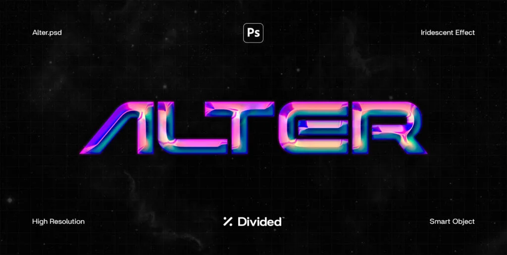 Alter Iridescent Chrome Effect Graphics - Image 2