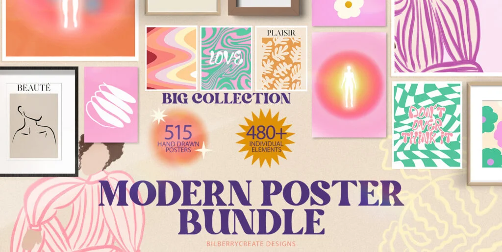 Modern Poster Bundle Graphics - Image 1