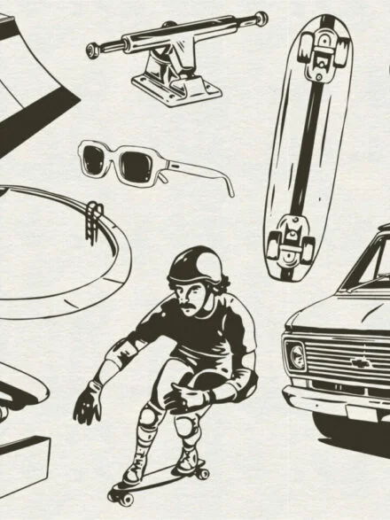 Retro Skate Vector Graphics - Image 7