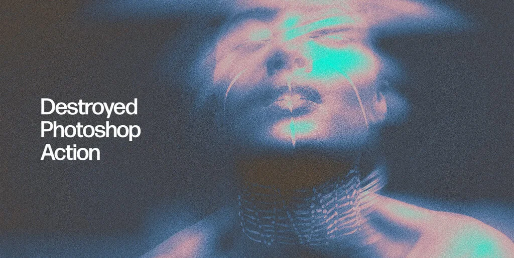 Destroyed Photoshop Action Graphics - Image 1