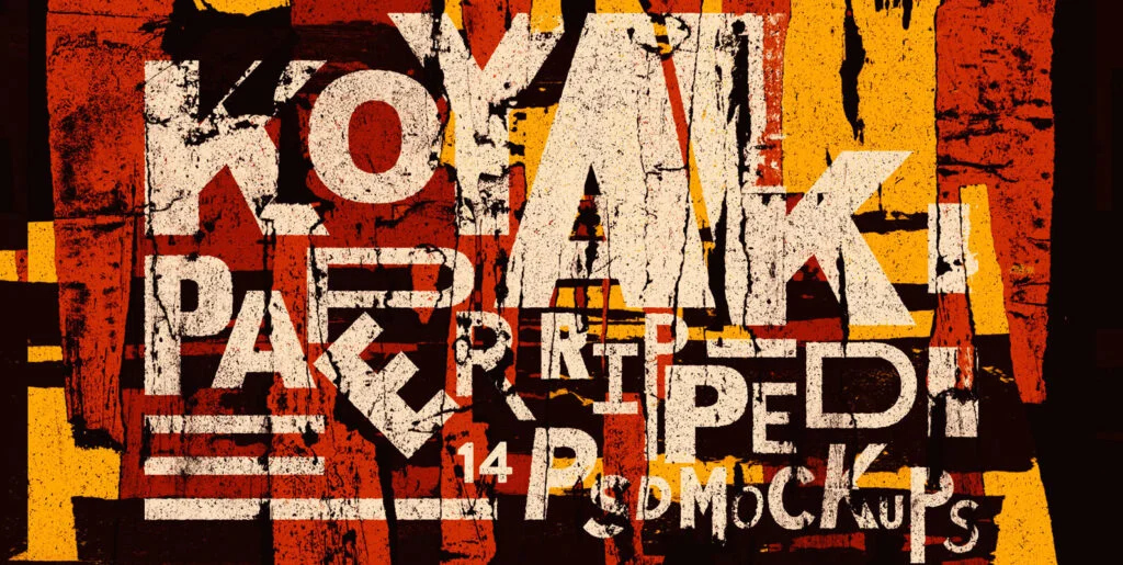 Koyak – 14 PSD Paper Ripped Mockups Graphics - Image 1