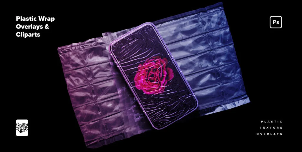 Plastic Wrap Overlays and Cliparts Graphics - Image 2