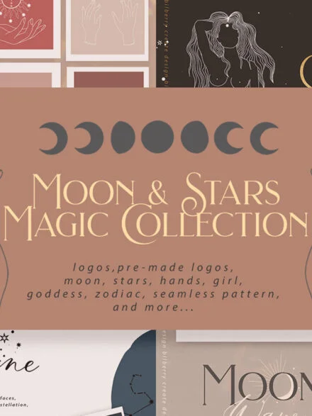 Moon & Stars Magic Bundle Graphics - Image 7