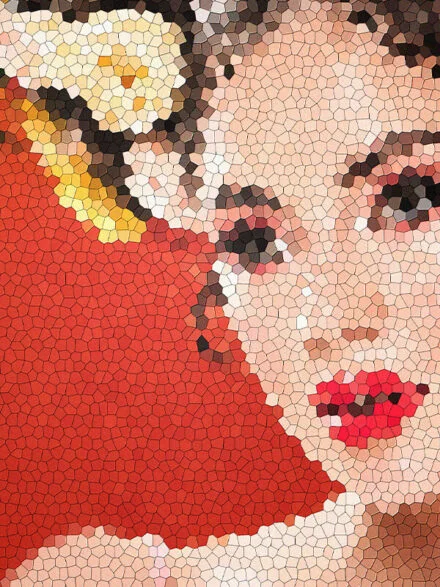 Mosaic Puzzle Photo Effect Graphics - Image 1