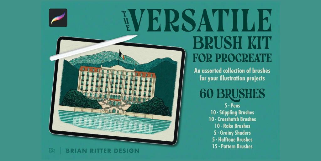 Versatile Brush Kit for Procreate Graphics - Image 1