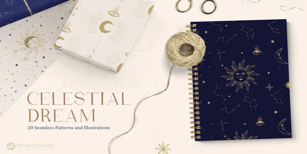 Celestial Patterns & Illustrations Graphics - Image 2