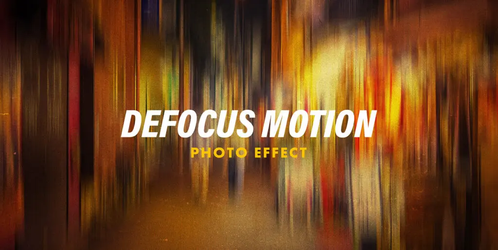 Defocus Motion Photo Effect Graphics - Image 2