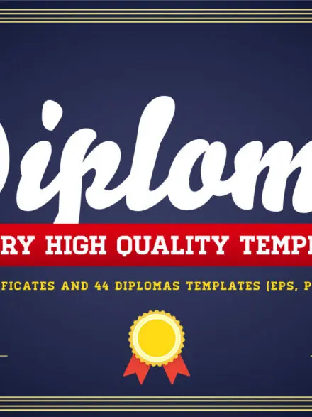 55 Diploma & Certificate Templates Graphics - Image 11
