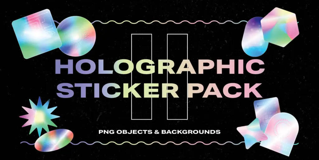 Holographic Sticker Pack 2 Graphics - Image 2