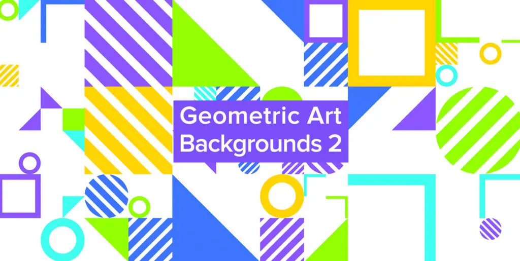Geometric Art Backgrounds 2 Graphics - Image 2