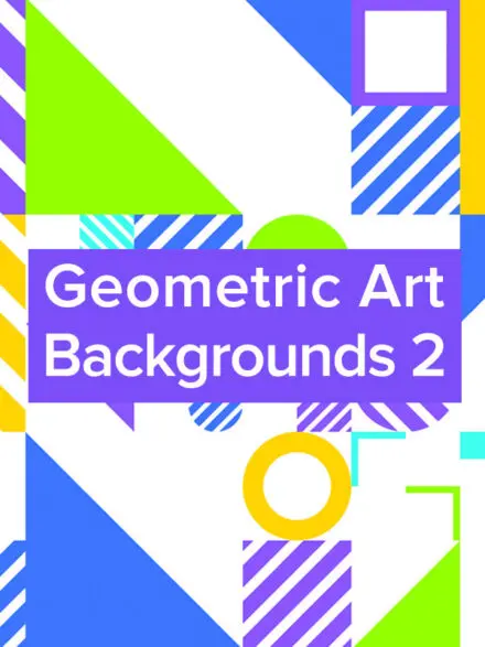 Geometric Art Backgrounds 2 Graphics - Image 7