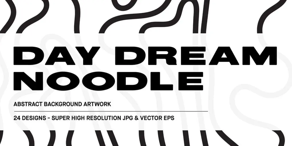 Day Dream Noodle – Abstract Vector Backgrounds Graphics - Image 2