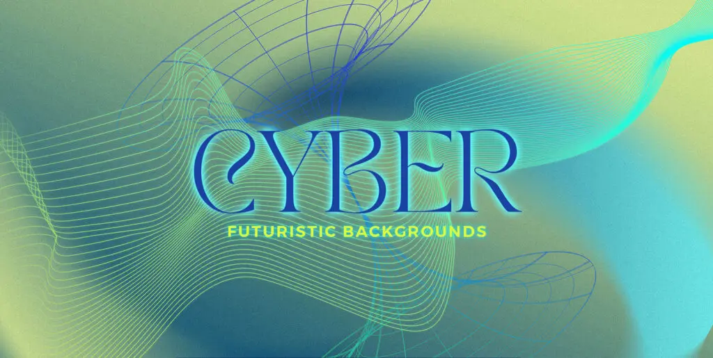 Cyber Futuristic Grainy Backgrounds Graphics - Image 1