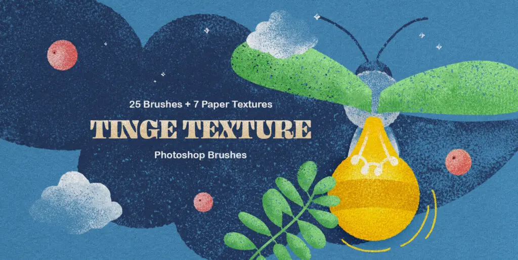 Tinge Texture Photoshop Brushes Graphics - Image 2