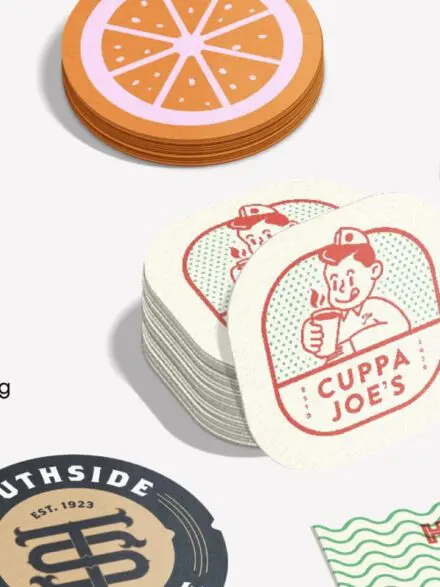 Custom Shape Coaster Mockup Graphics - Image 8