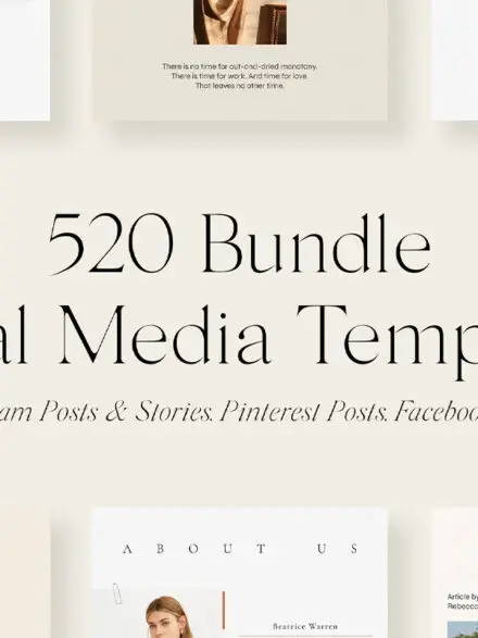 520 Bundle Social Media Templates PS Graphics - Image 2