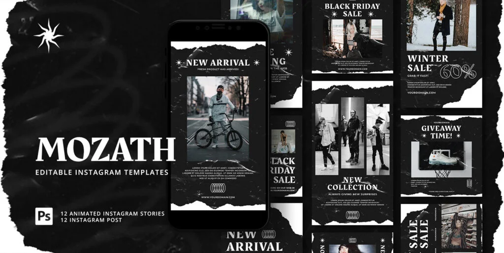 Mozath – Instagram Templates Graphics - Image 1
