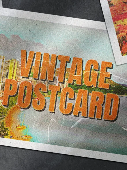 Vintage Postcard Photo Effect Graphics - Image 9