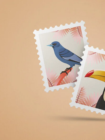 Postage Stamp Mockups Graphics - Image 6