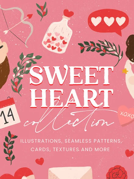 Sweetheart Collection Graphics - Image 9
