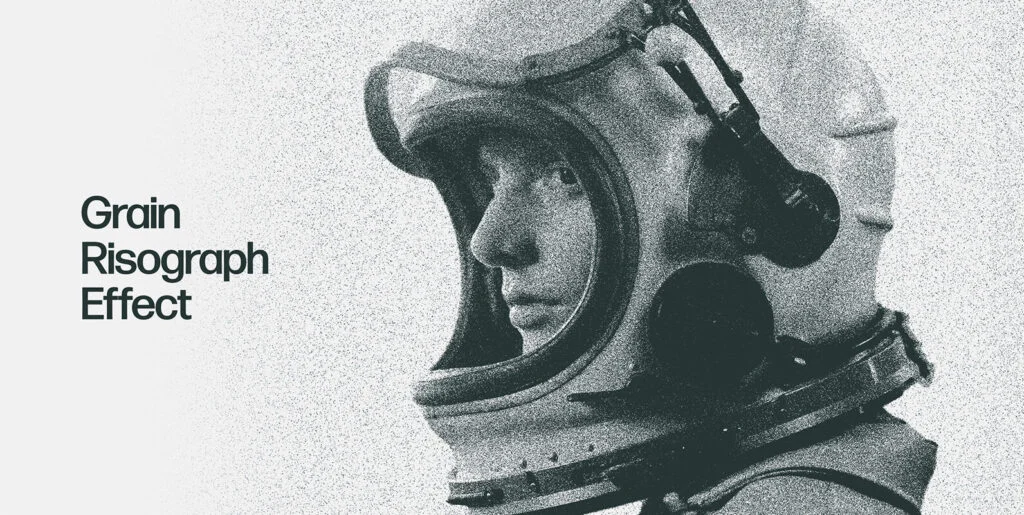 Grain Risograph Photo Effect Graphics - Image 2