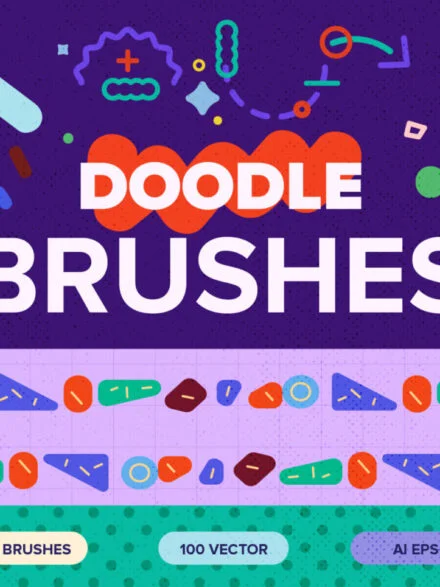 Doodle Brushes Graphics - Image 8