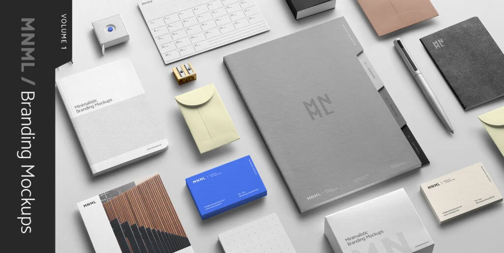 MNML Stationery Branding Mockups Vol. 1 Graphics - Image 2
